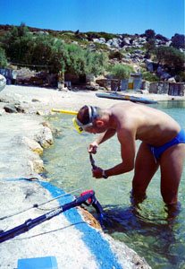 Panoramica della spiaggia di Mesachti